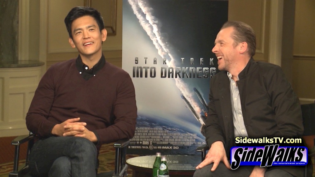 John Cho and Simon Pegg