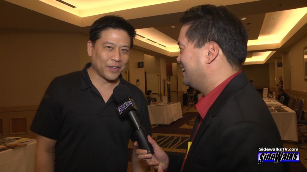 Garrett Wang with SIDEWALKS host Richard R. Lee