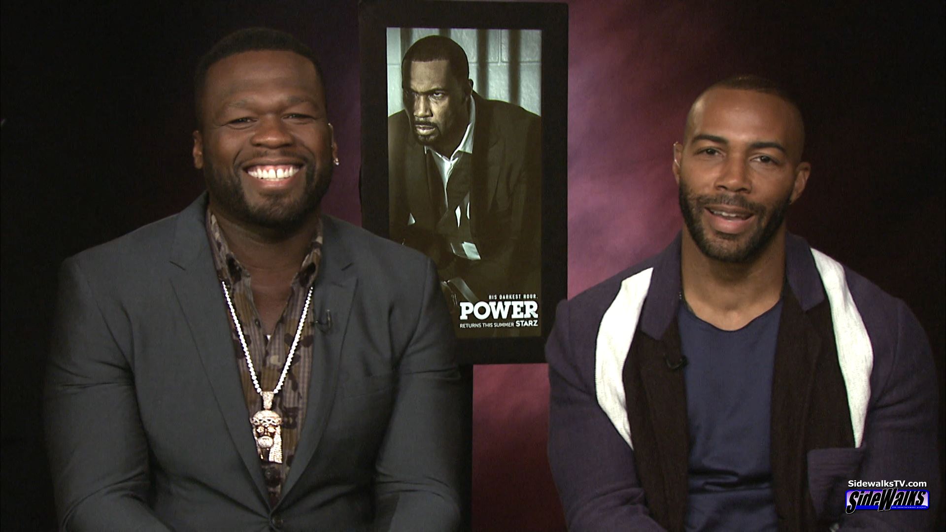 50 Cent and Omari Hardwick 2017