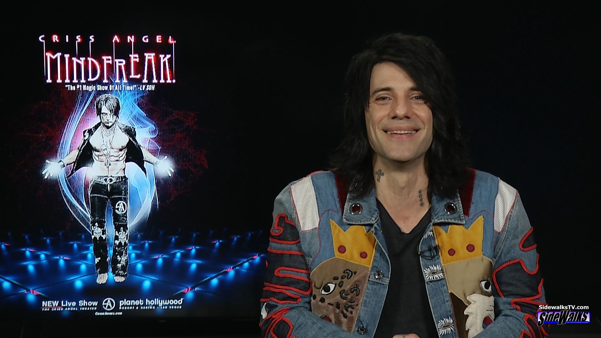 An image of Criss Angel during our interview