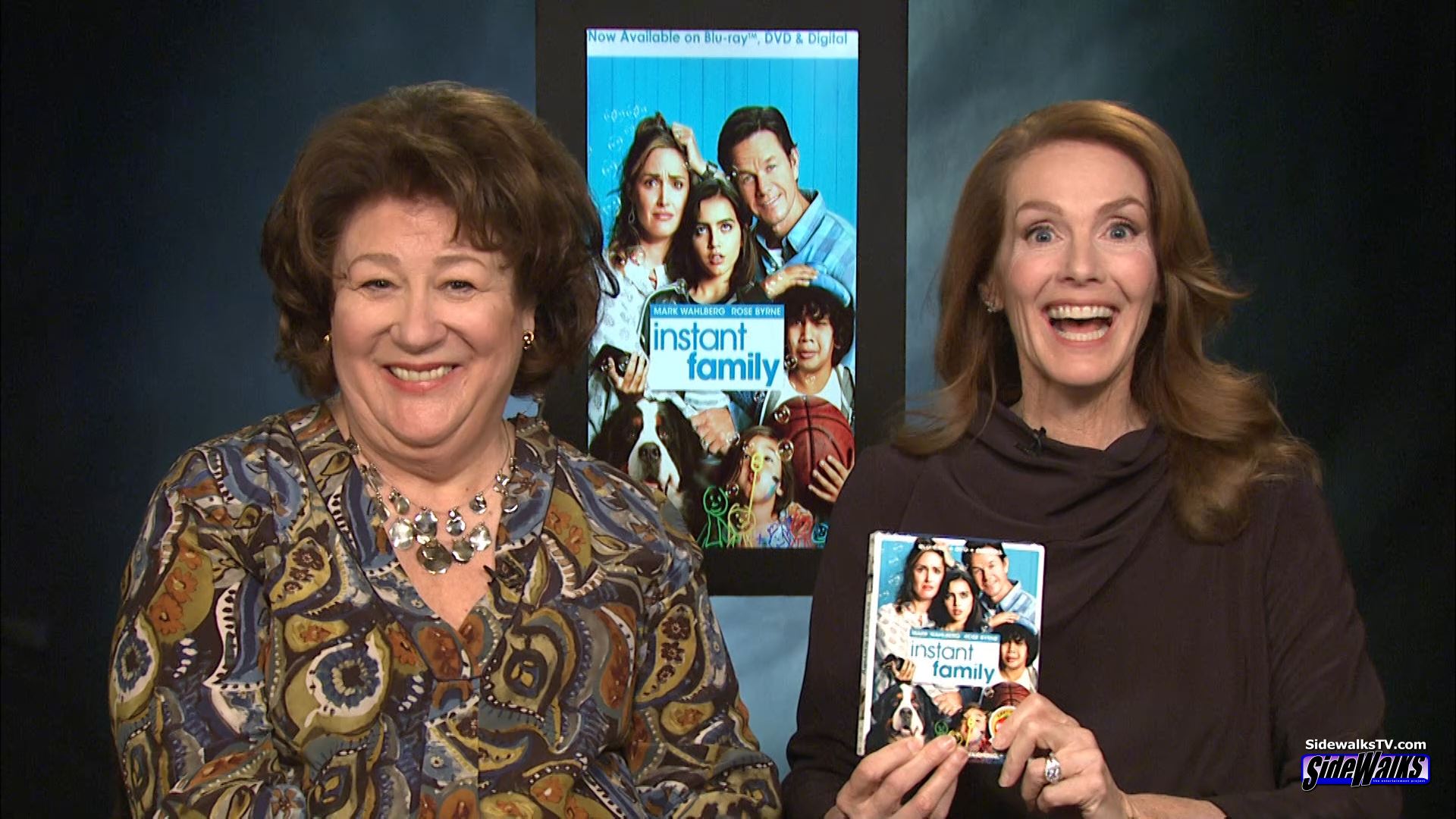 Photo of Margo Martindale and Julie Hagerty during our interview for "Instant Family."