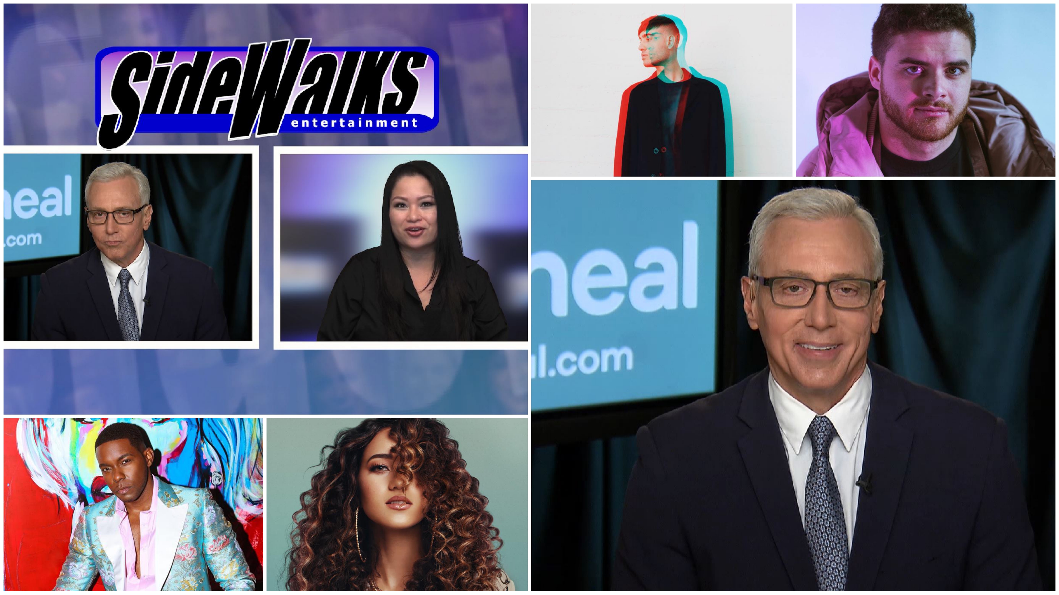 A collage of the performers on this episode