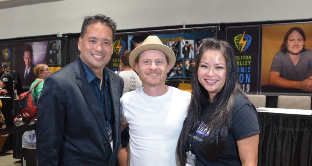Actor Danny Cooksey with Richard and Lori