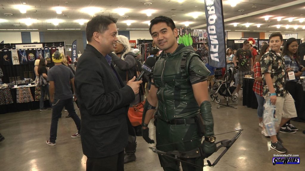 Image of JD Charisma cosplaying as Arrow