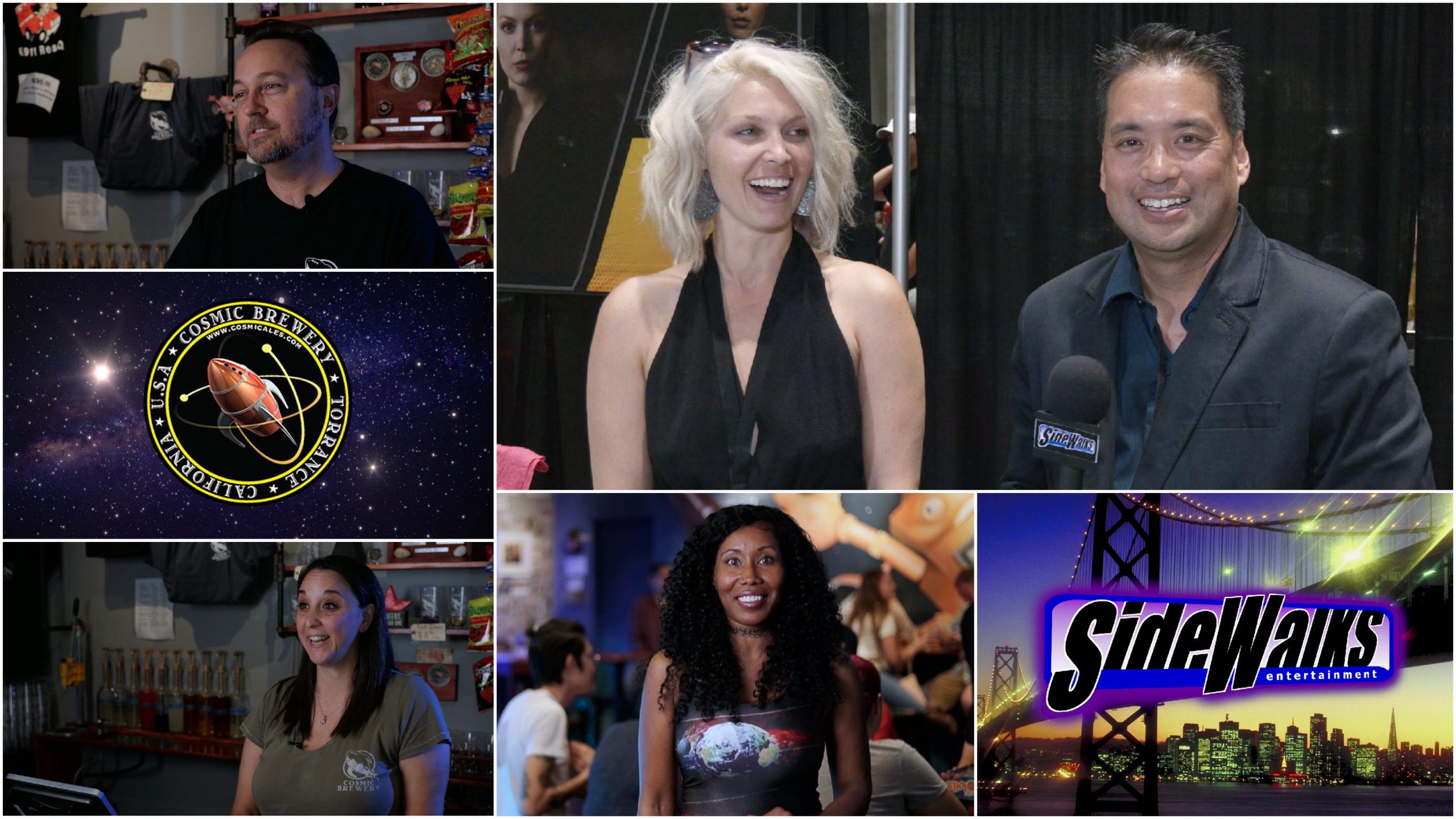 Collage of performers appearing in the episode