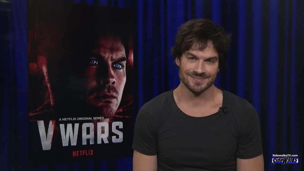 Ian Somerhalder appearance on our Sidewalks Entertainment interview