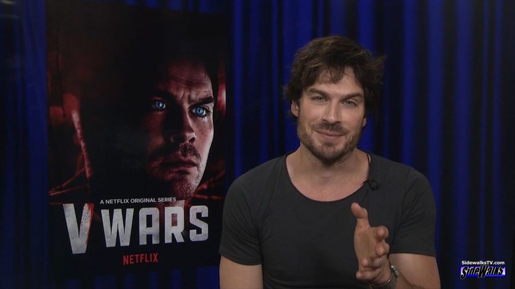 Ian Somerhalder appearance on our Sidewalks Entertainment interview