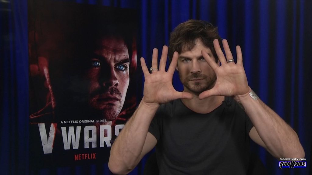 Ian Somerhalder appearance on our Sidewalks Entertainment interview