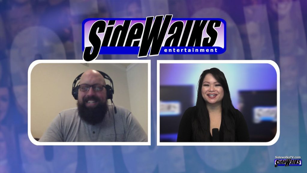Host Lori Rosales speaks to Big Show