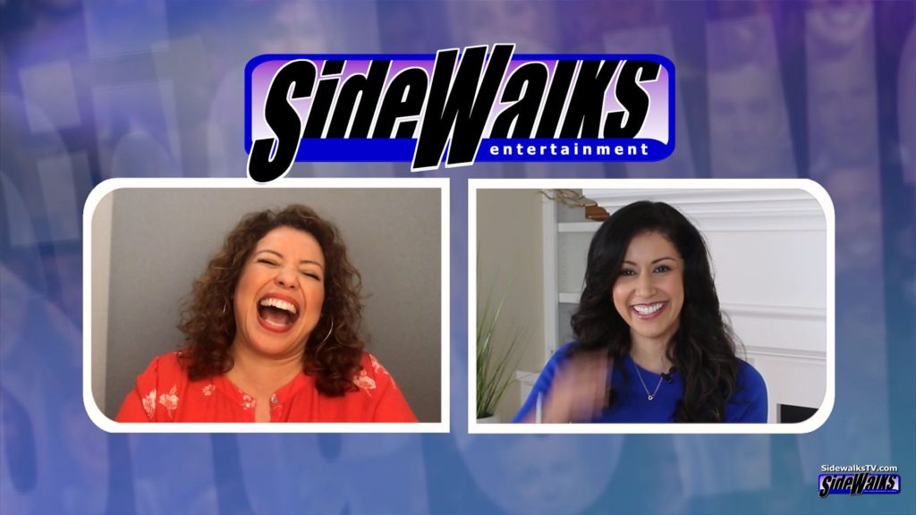 A lot of laughs between host Veronica Castro and actress Justina Machado