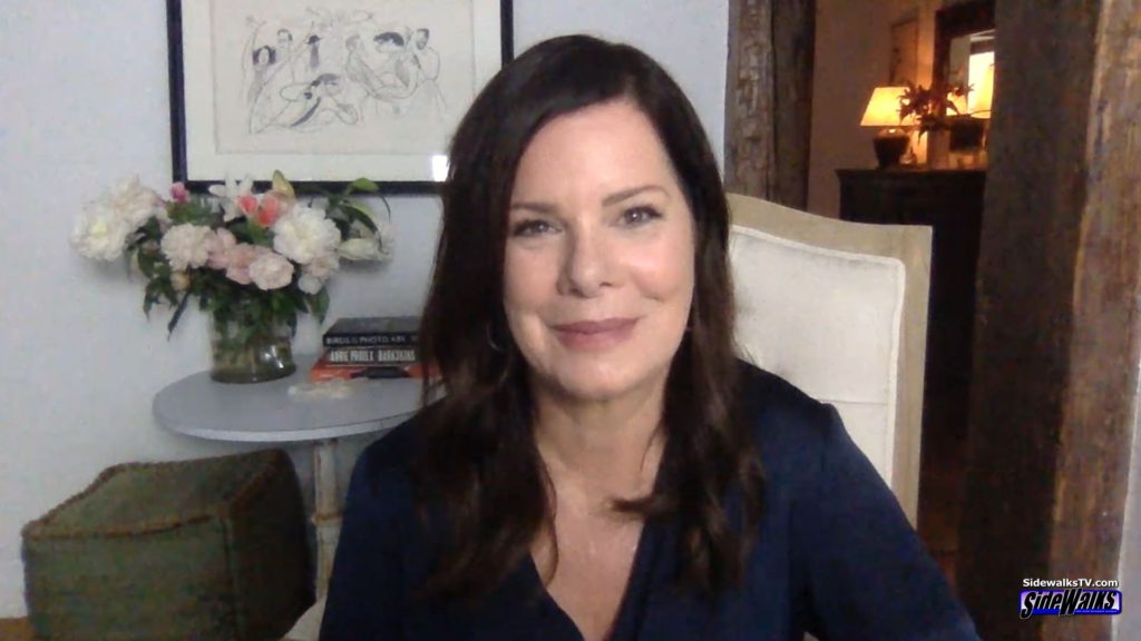 Marcia Gay Harden appears in another interview for Sidewalks Entertainment