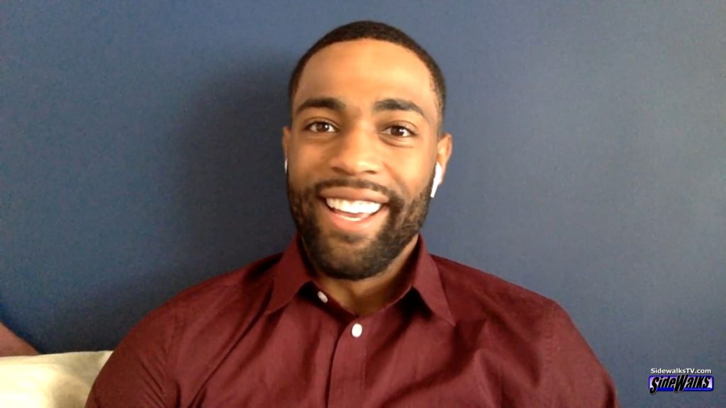 Closeup of Phillip Mullings Jr. 