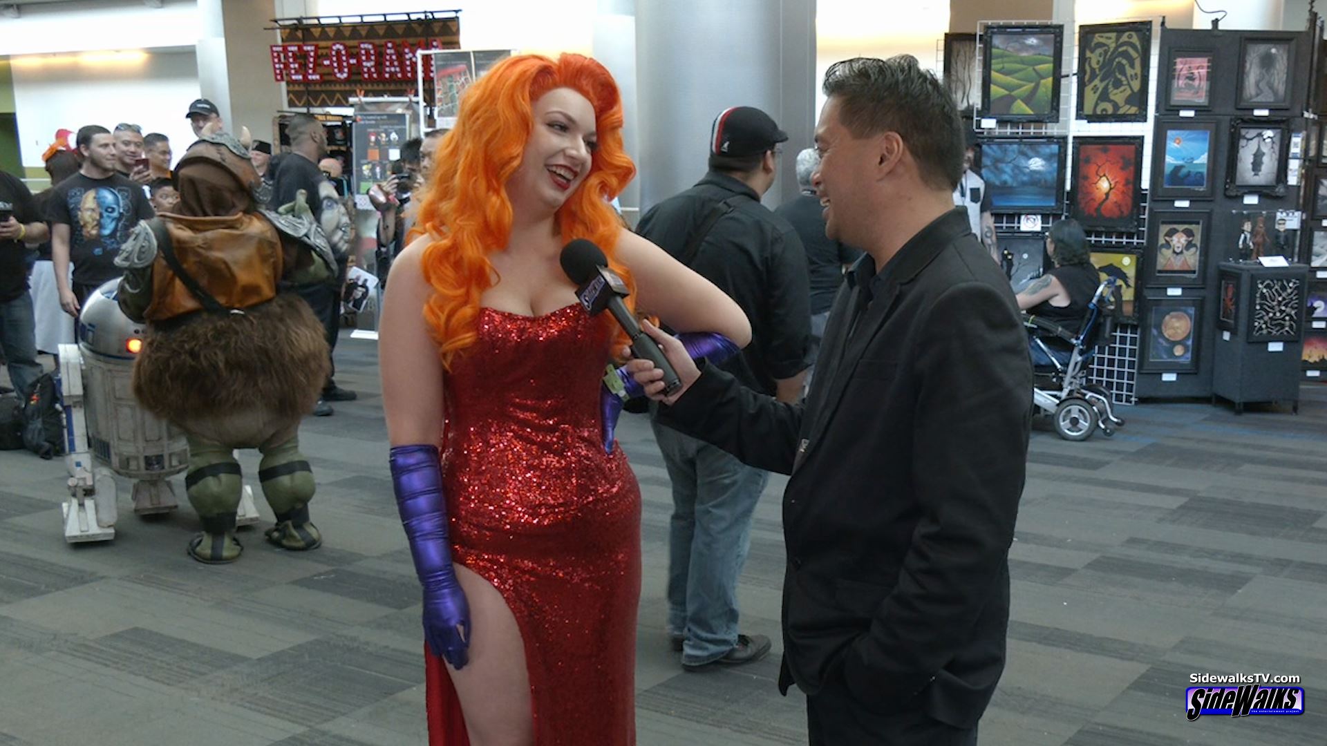 Cosplayer: Jess as Jessica Rabbit < Sidewalks Entertainment