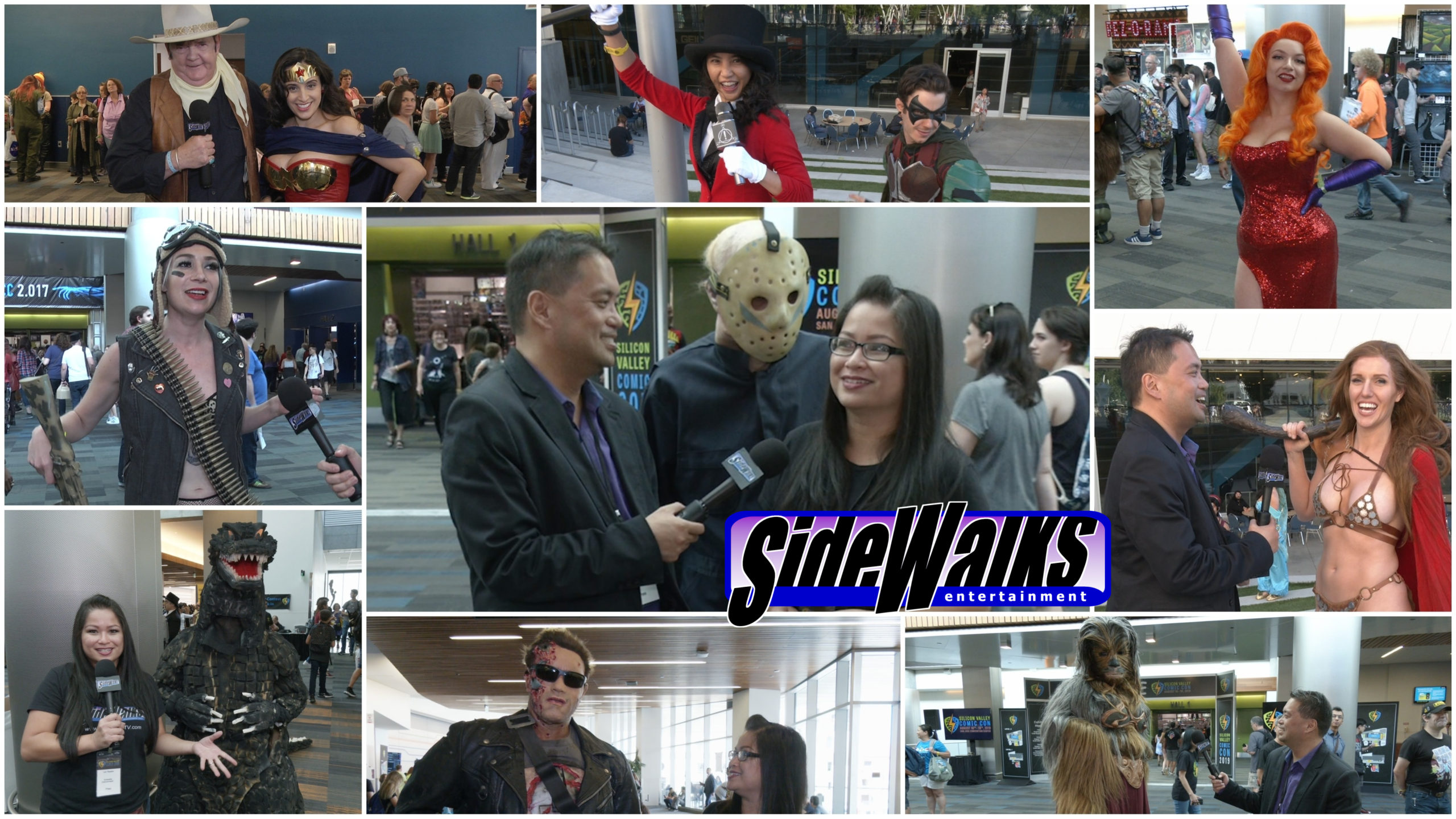 Collage of performers appearing in the episode