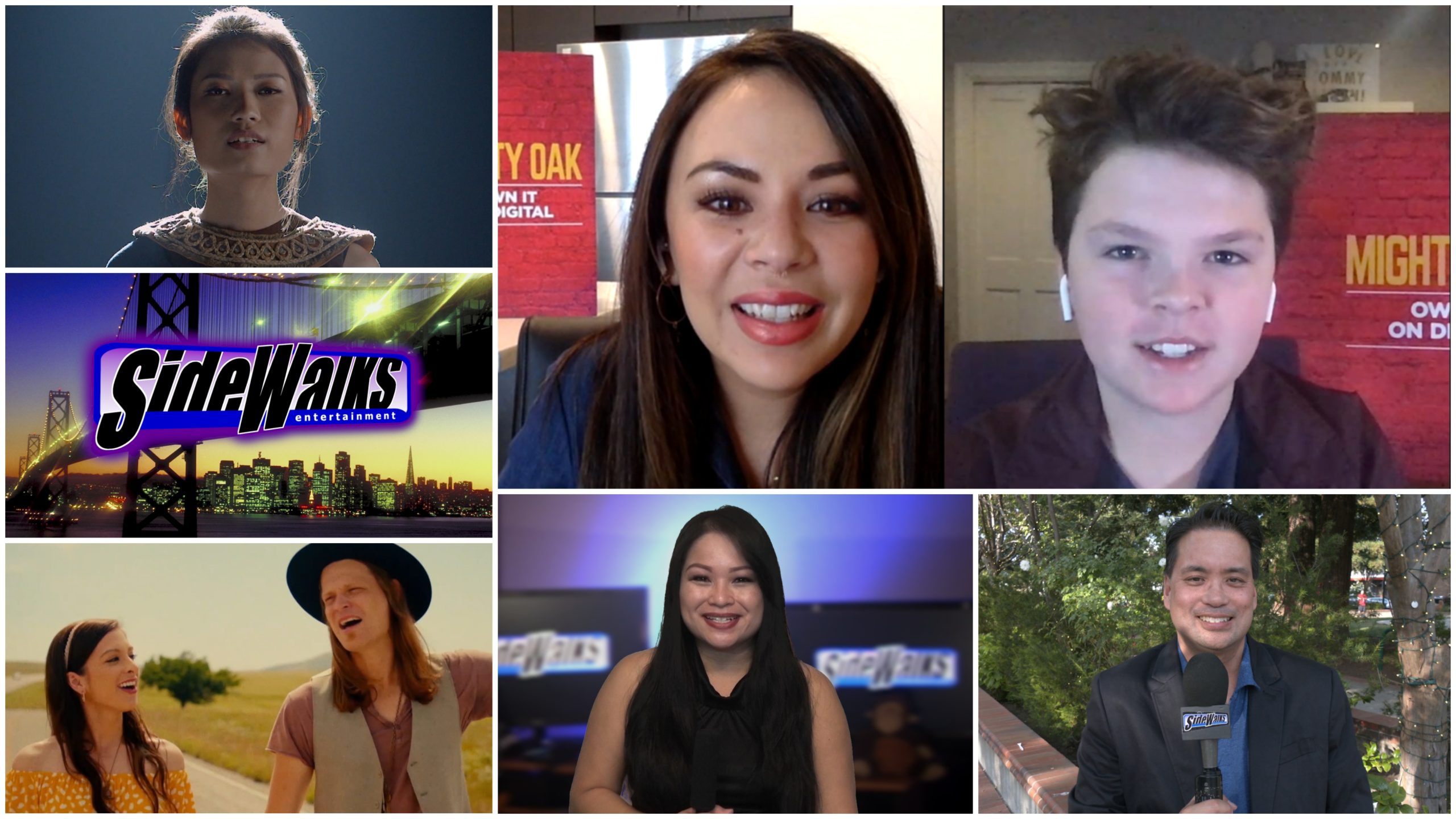 Collage of performers appearing in the episode