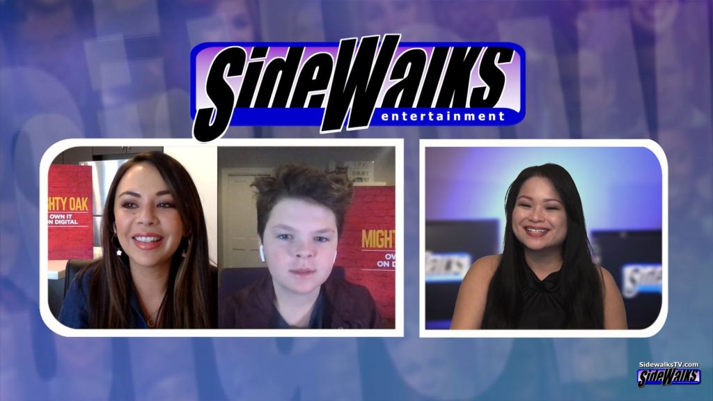 Host Lori Rosales interviews Janel Parrish and Tommy Ragen
