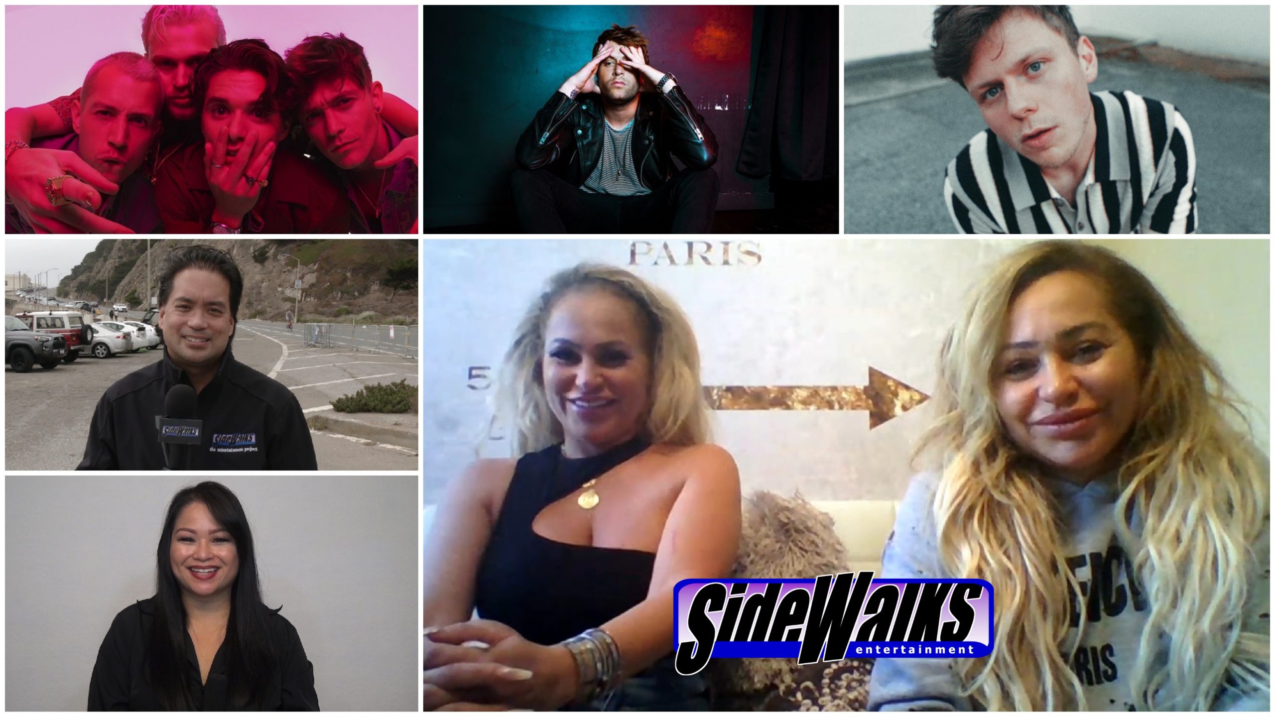 Collage of performers appearing in the episode