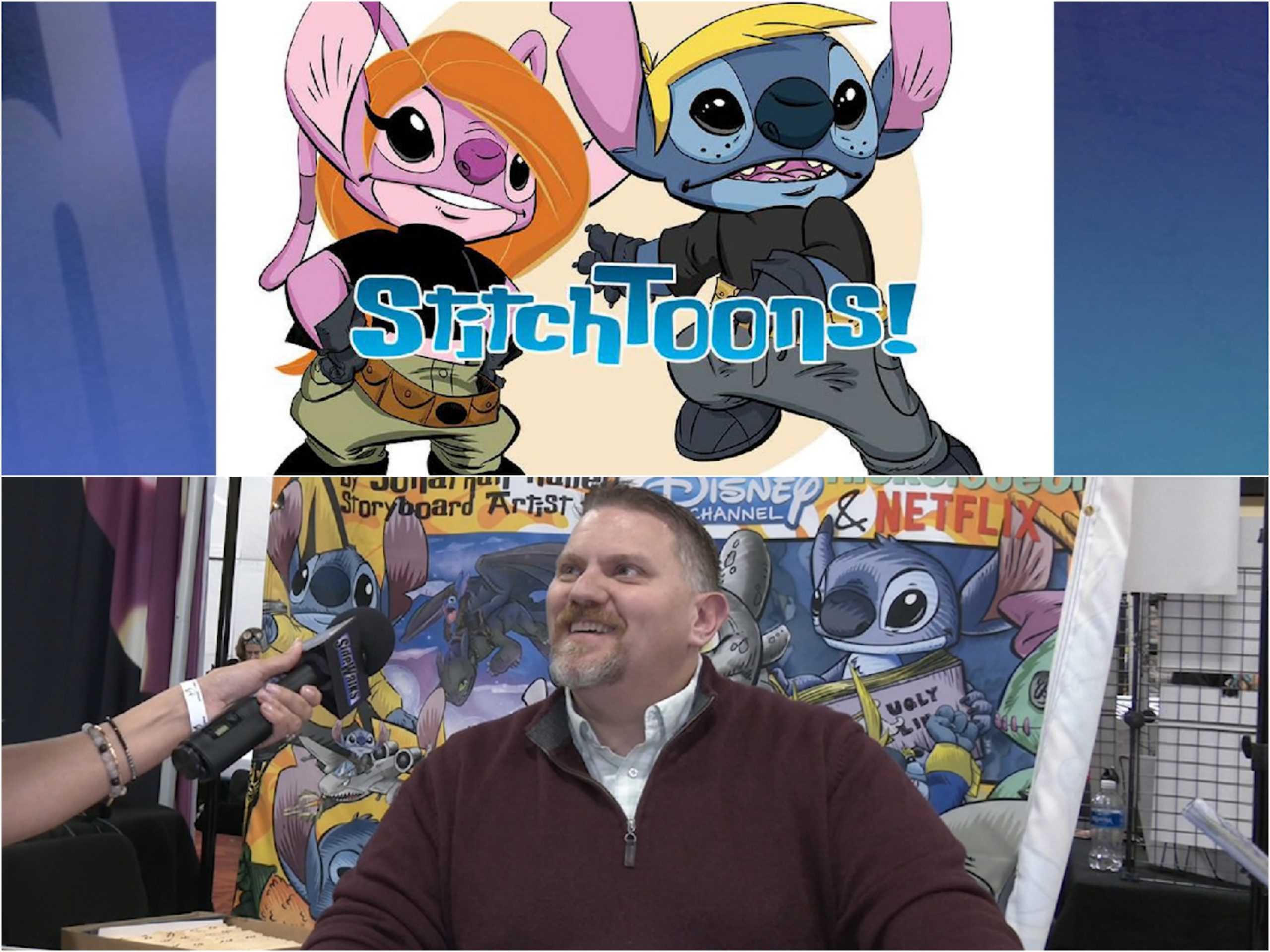 Jonathan Hallett and his StitchToons