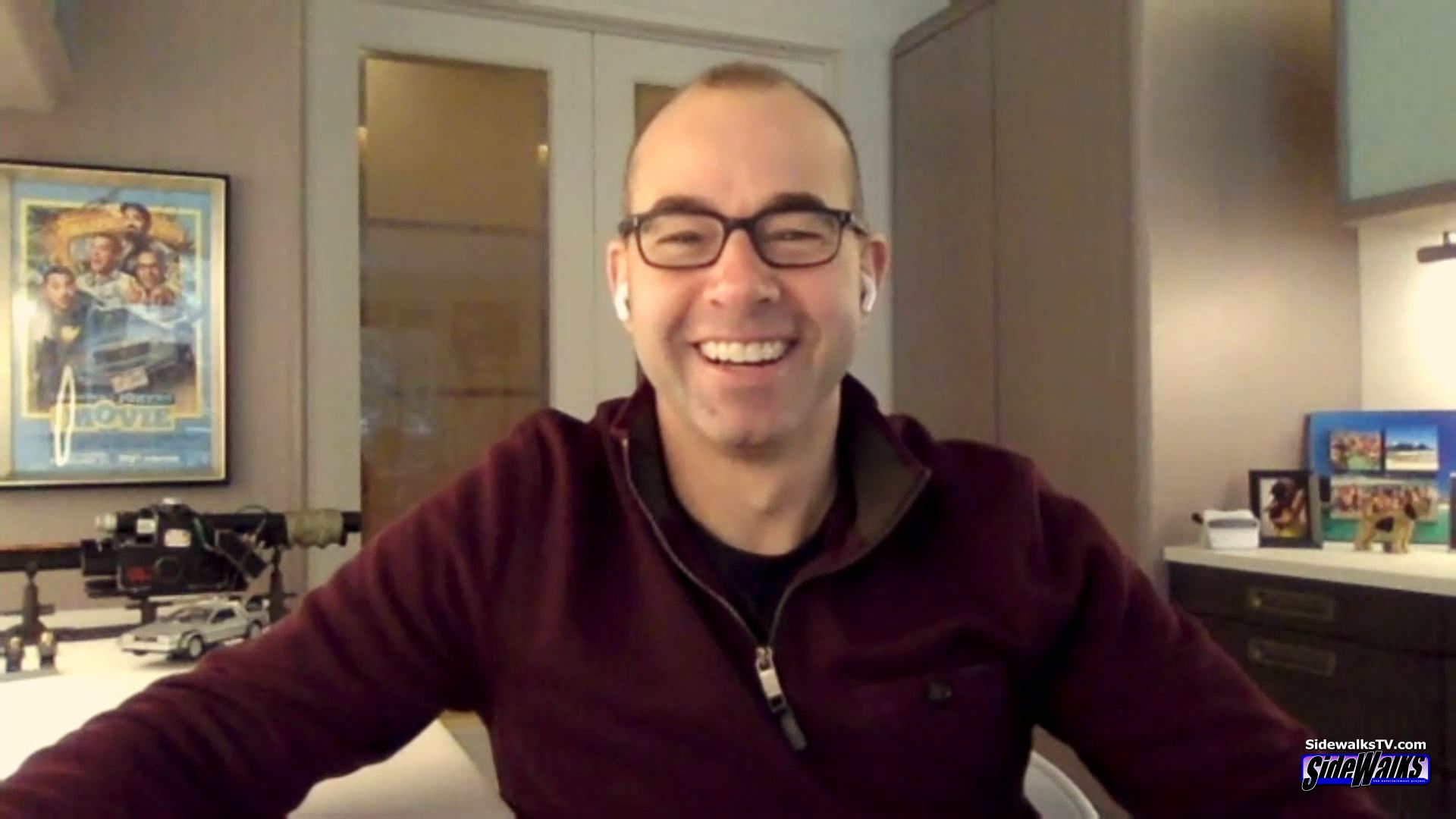 James Murray smiles