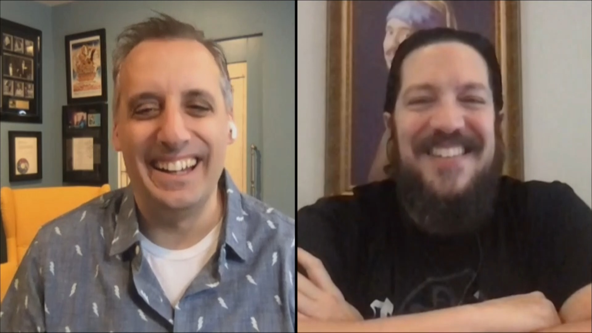 Smiles from Joe Gatto and Sal Vulcano