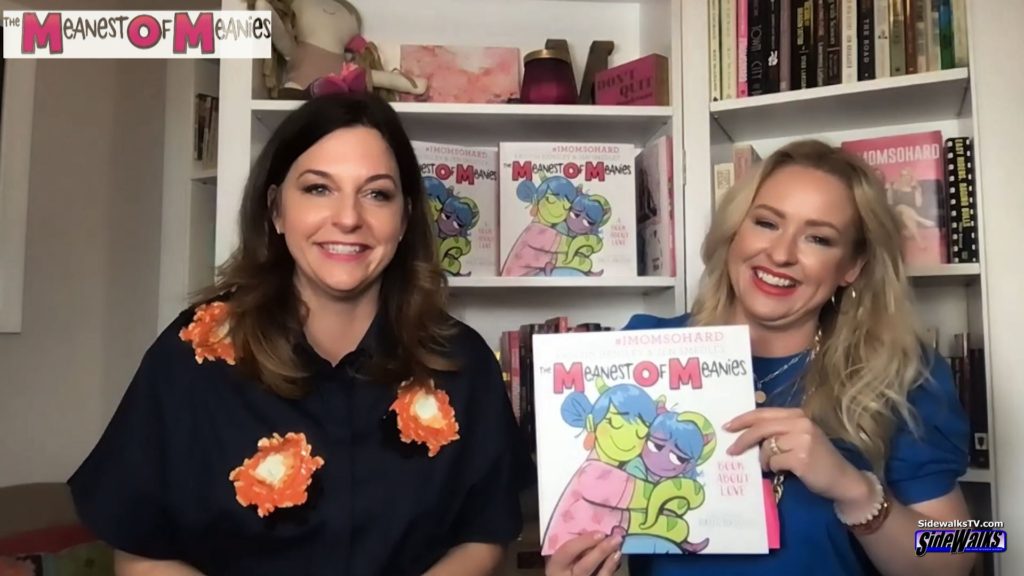 Kristin Hensley and Jen Smedley with their book, The Meanest Of Meanies: A Book About Love