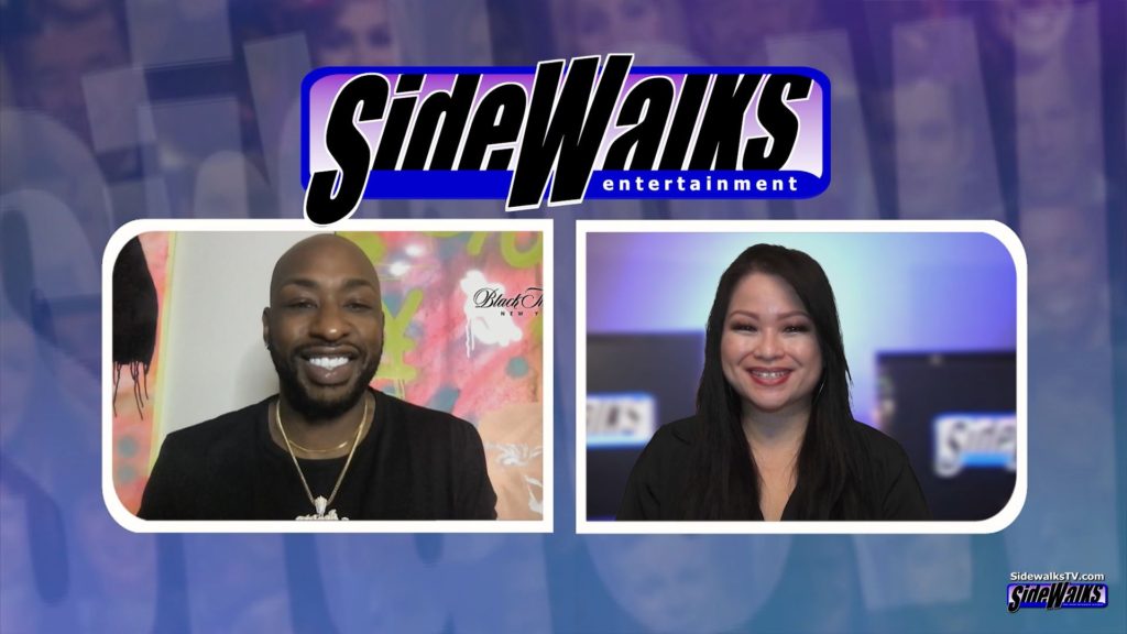 Host Lori Rosales talks to Ceaser Emanuel