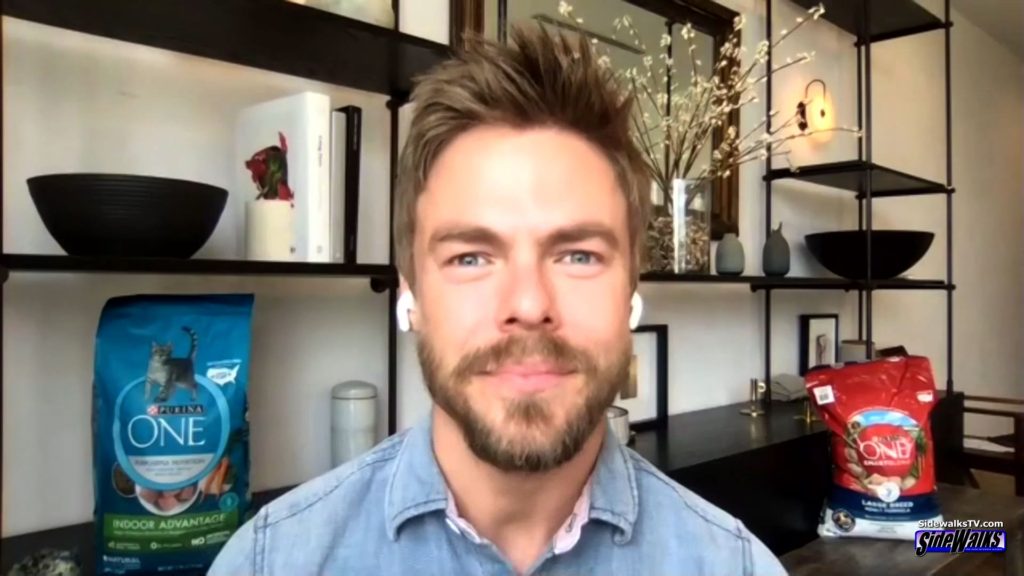 Derek Hough in a single close-up