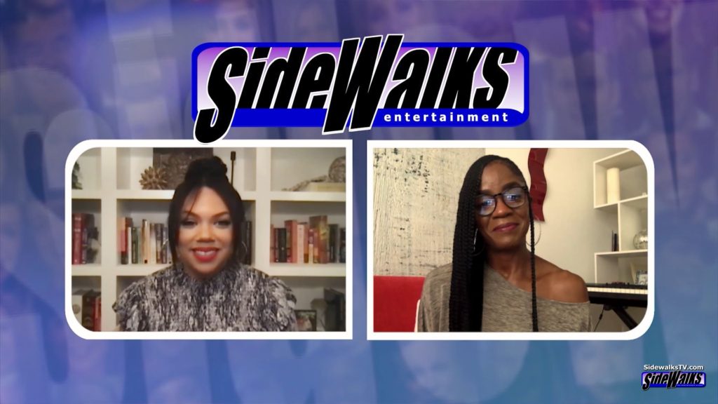Kiely Williams and Pamela Long in a two shot during our interview