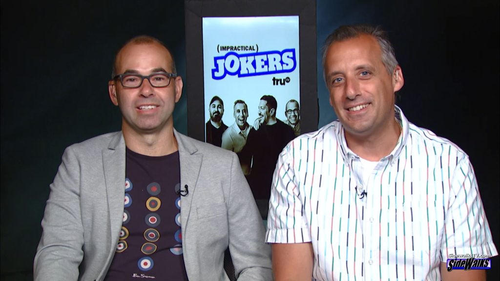James Murray and Joe Gatto in a two shot