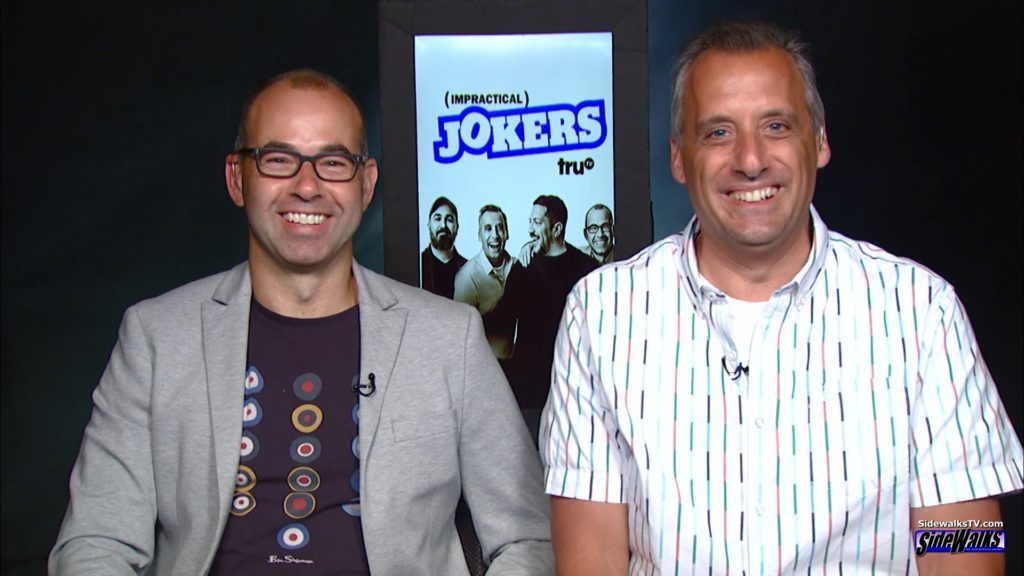 Smiles from James Murray and Joe Gatto