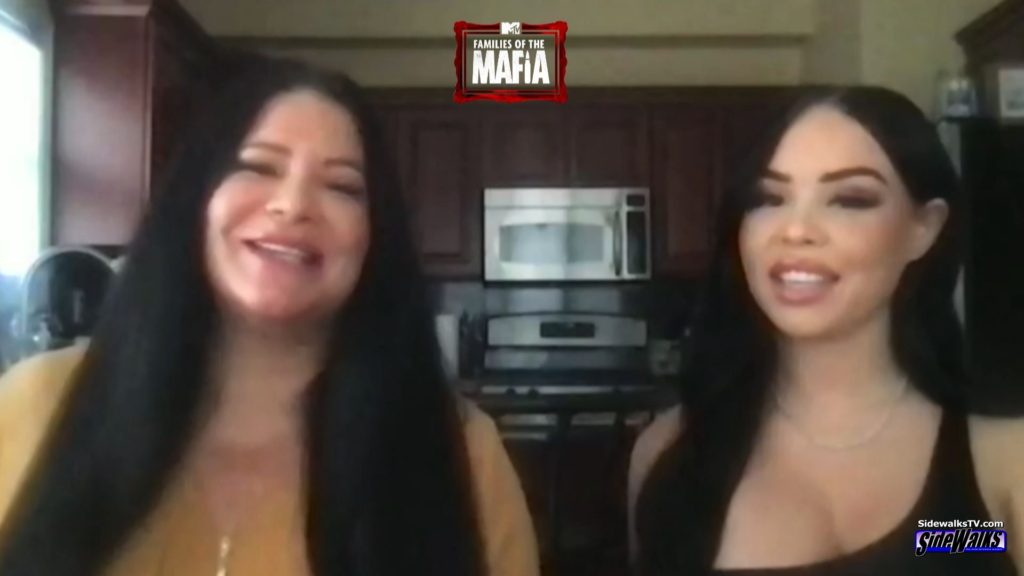 Smiles from Karen Gravano and Karina Seabrook