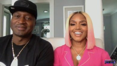 Smiles from Kirk and Rasheeda Frost in a two shot