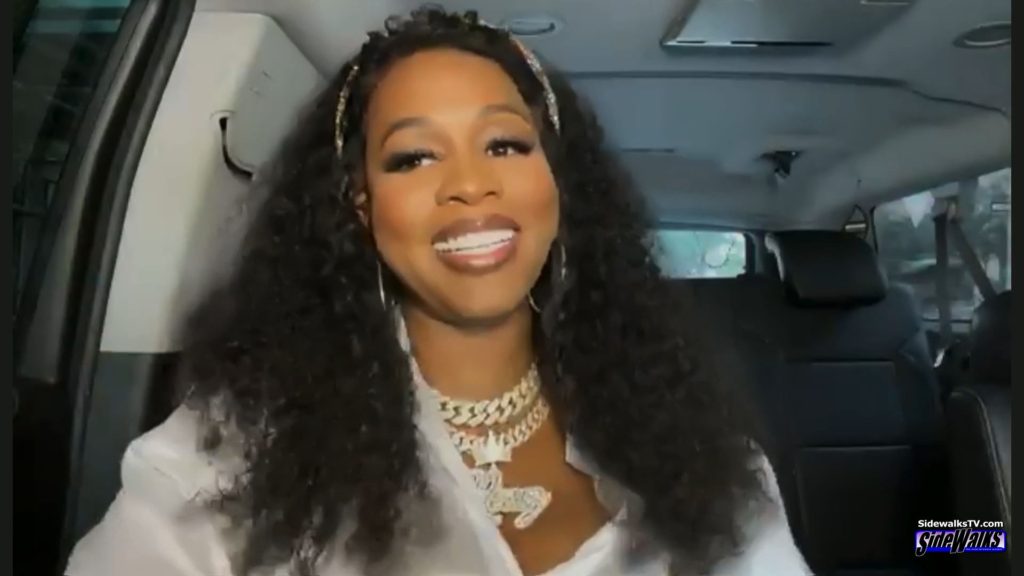 Another big smile from Remy Ma