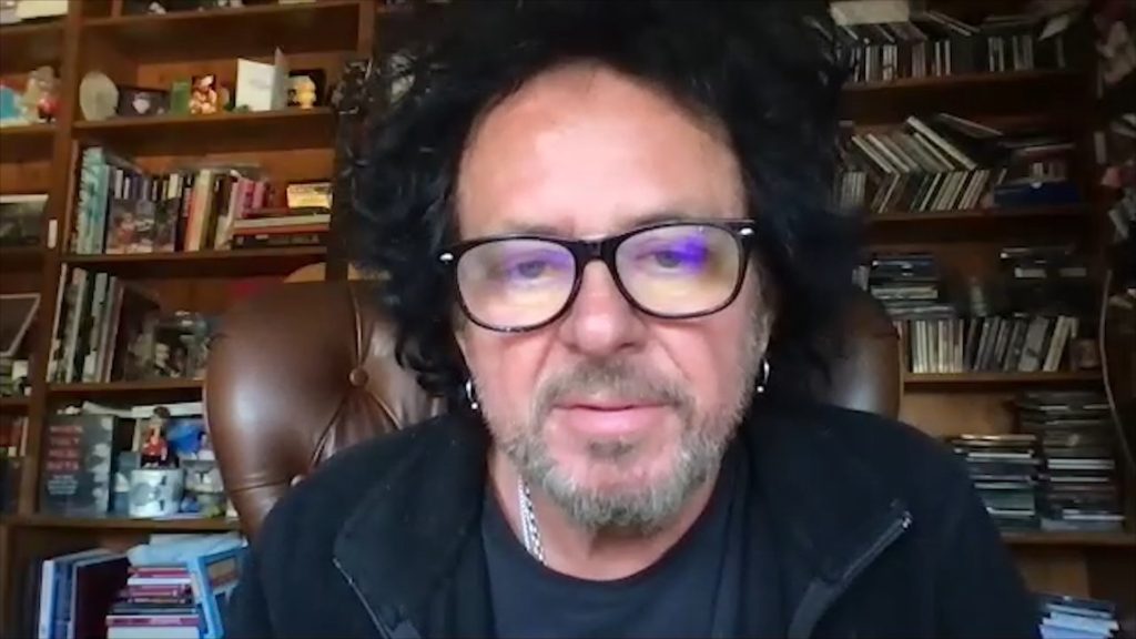 A closeup of Steve Lukather