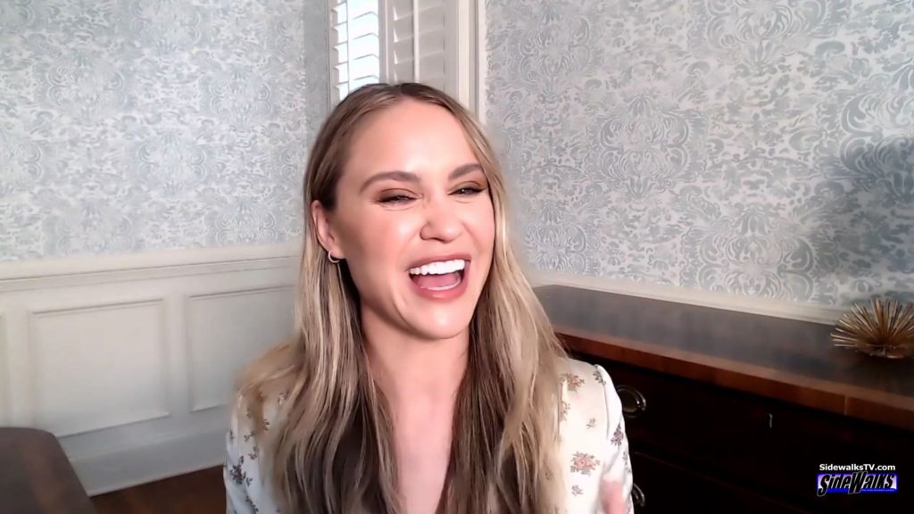 Becca Tobin laughing