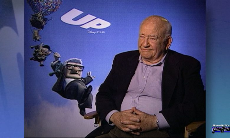 Ed Asner in a single shot during our 2009 inteview