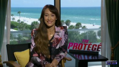 Maggie Q smiles