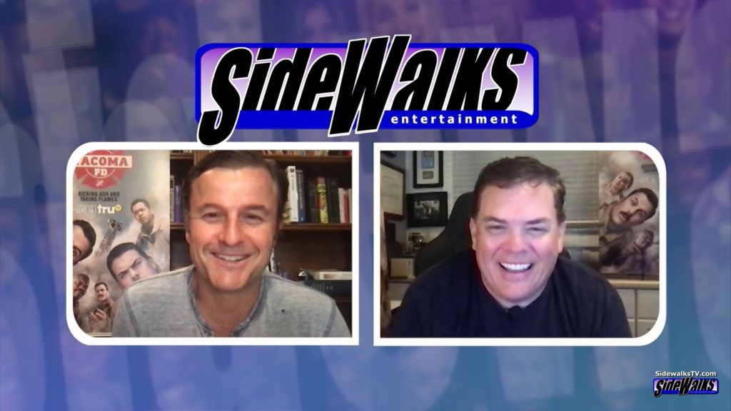 Steve Lemme and Kevin Heffernan all smiles