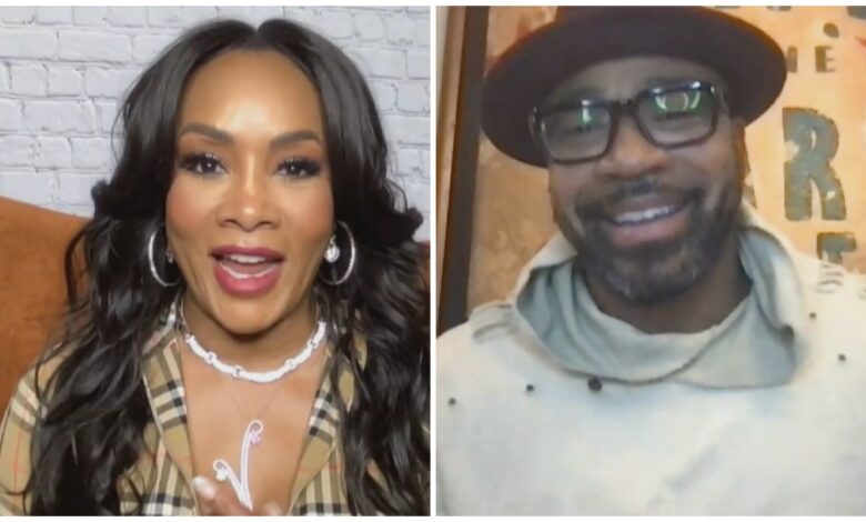 Vivica A. Fox and Columbus Short two-shot