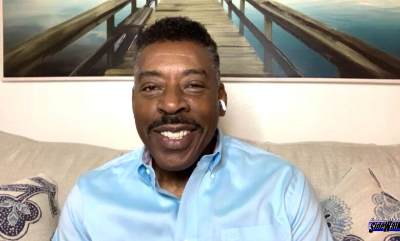 Ernie Hudson is a single shot during our 2022 interview