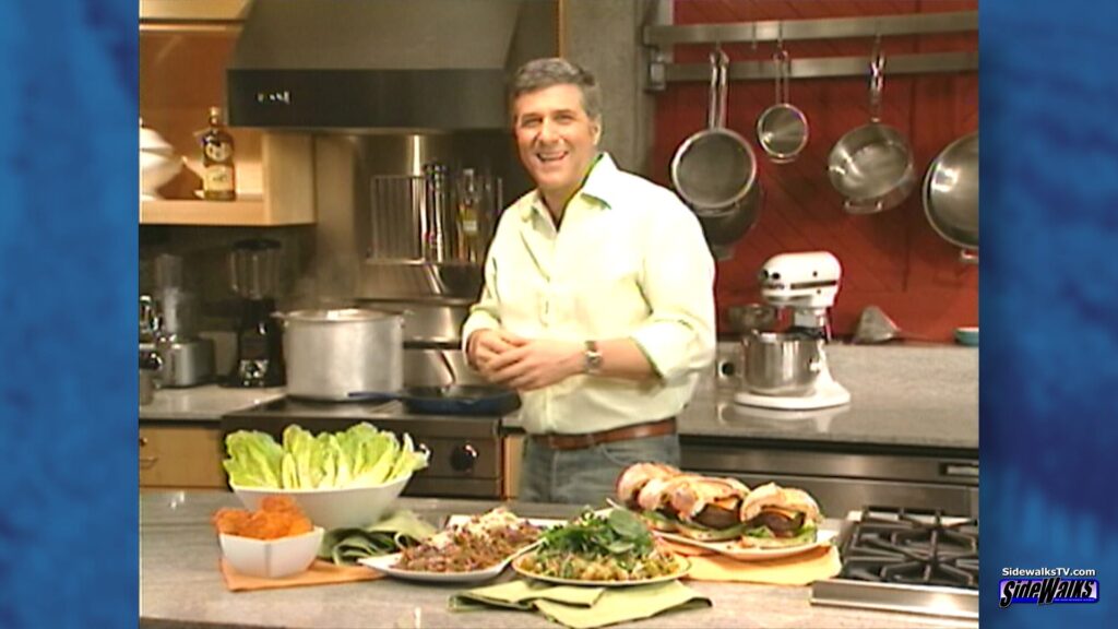 Michael Chiarello smiles in the kitchen