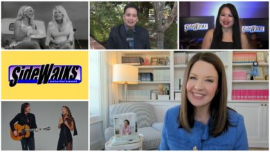 Collage of scenes and performers appearing in the episode