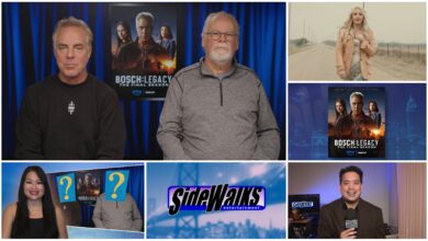 Collage of scenes and performers appearing in the episode