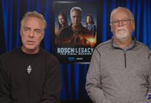 Titus Welliver and Michael Connelly