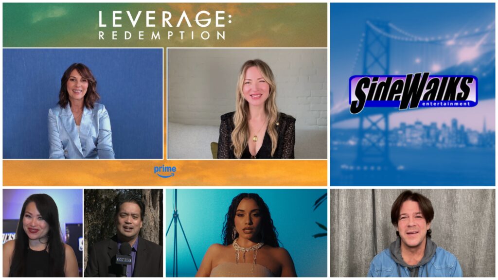 Collage of scenes and performers appearing in the episode