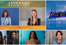 Collage of scenes and performers appearing in the episode
