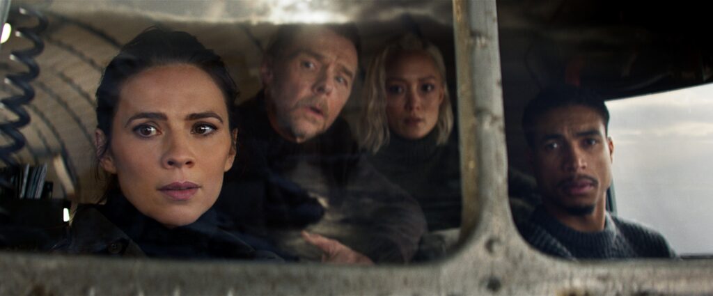 Hayley Atwell plays Grace, Simon Pegg plays Benji, Pom Klementieff plays Paris and Greg Tarzan Davis plays Degas