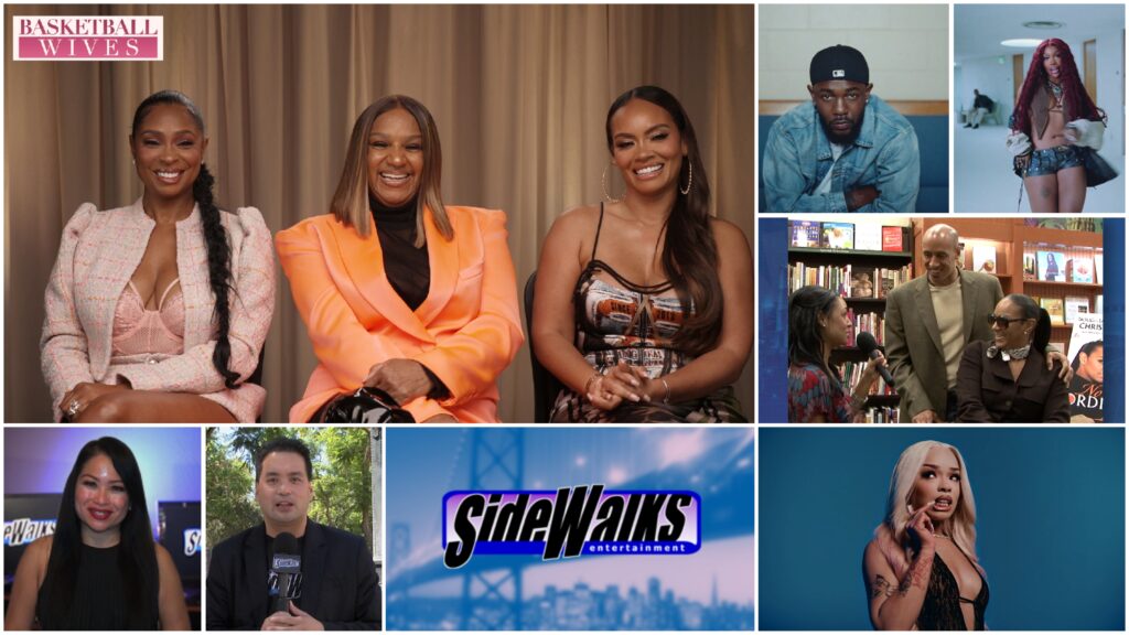 Collage of scenes and performers appearing in the episode