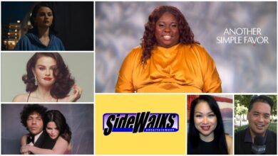 Collage of scenes and performers appearing in the episode