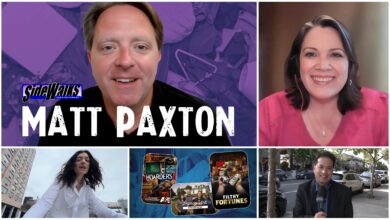 Collage of scenes and performers appearing in the episode